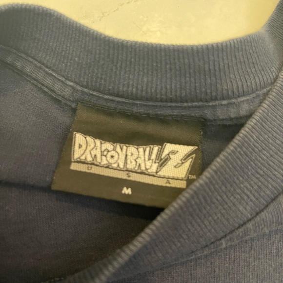Vintage 90s 1998 DBZ Dragon Ball Z Goku Anime Navy Blue T-Shirt Size M - Picture 4 of 5
